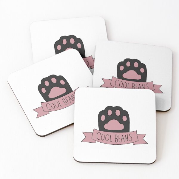 Item preview, cool beans cat paw designed and sold by tinytoebeanz.