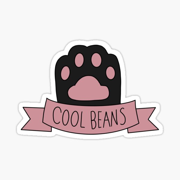 Item preview, cool beans cat paw designed and sold by tinytoebeanz.