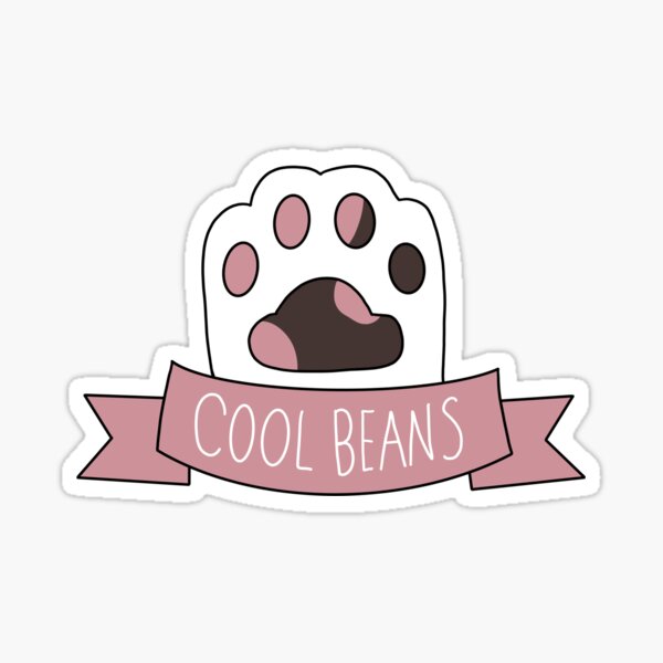 Item preview, cool beans cat paw designed and sold by tinytoebeanz.