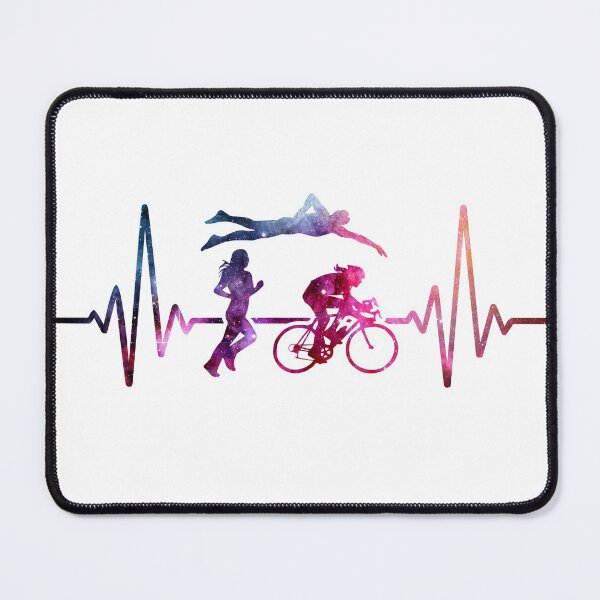 Item preview, Triathlon Heartbeat galaxy designed and sold by luytkaka.