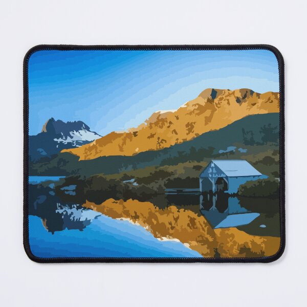 Item preview, Water Reflections of Cradle Mountain Digital Painting designed and sold by Positive Lad.