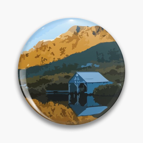 Item preview, Water Reflections of Cradle Mountain Digital Painting designed and sold by Positive Lad.