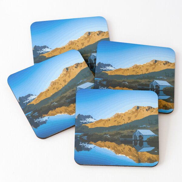 Item preview, Water Reflections of Cradle Mountain Digital Painting designed and sold by Positive Lad.