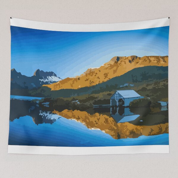 Item preview, Water Reflections of Cradle Mountain Digital Painting designed and sold by Positive Lad.