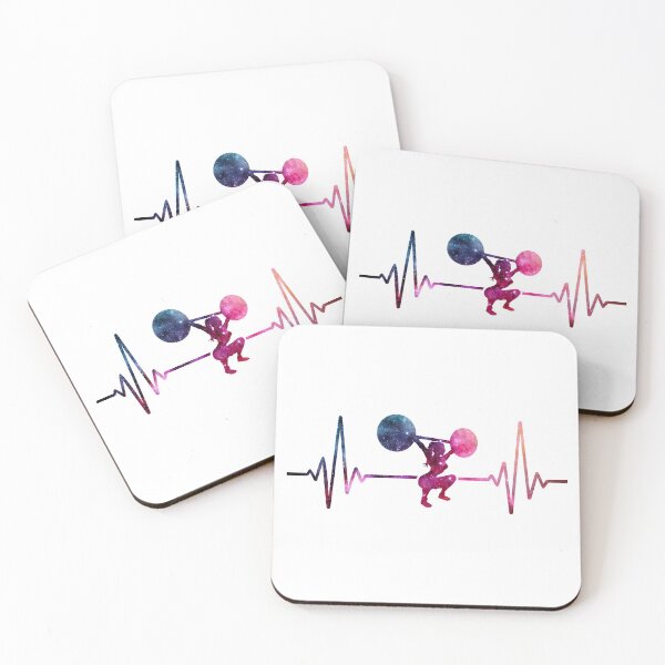 Item preview, Weightlifting Heartbeat galaxy designed and sold by luytkaka.