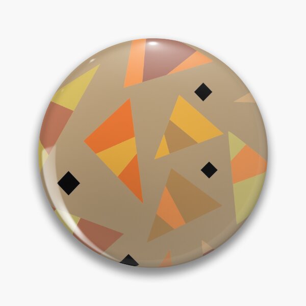 Item preview, Autumn Mod | multi color triangle beige background designed and sold by ShinyBallArt.
