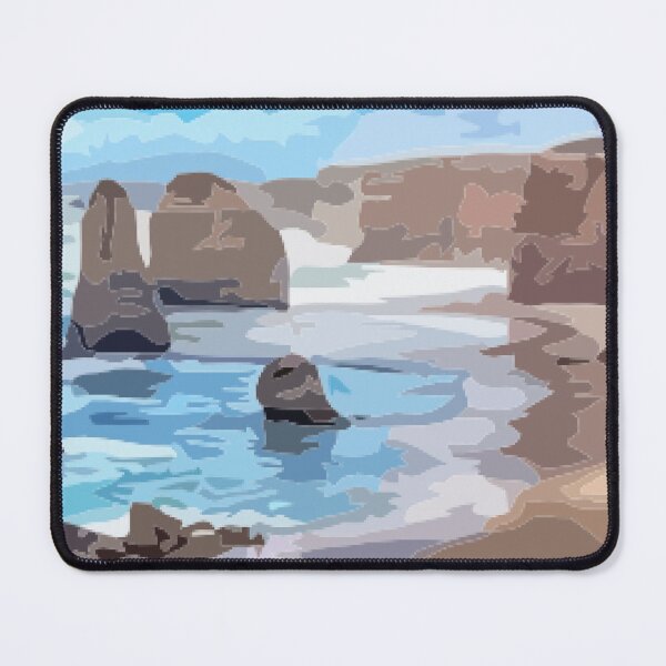 Item preview, 12 Apolstles Great Ocean Road Digital Painting designed and sold by Positive Lad.