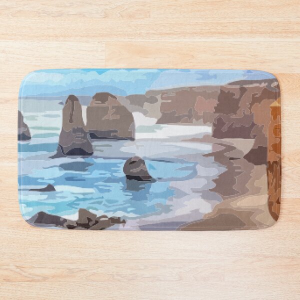 Item preview, 12 Apolstles Great Ocean Road Digital Painting designed and sold by Positive Lad.