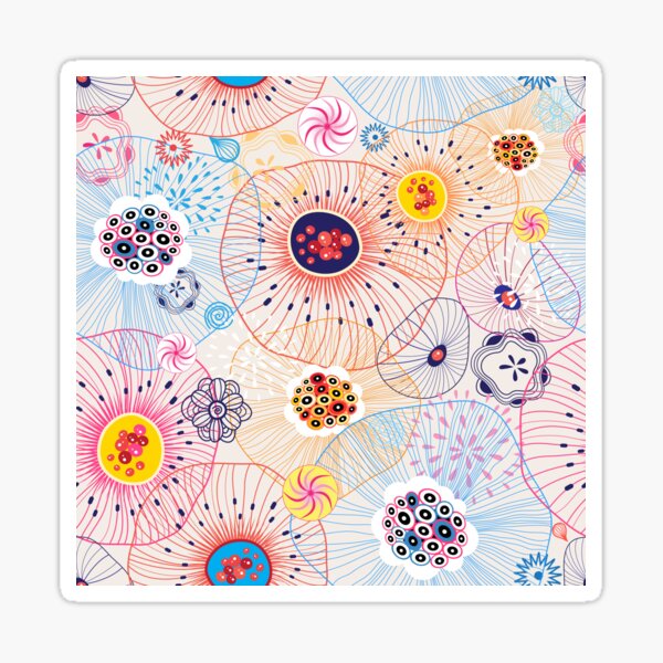 Fantastic pattern Sticker