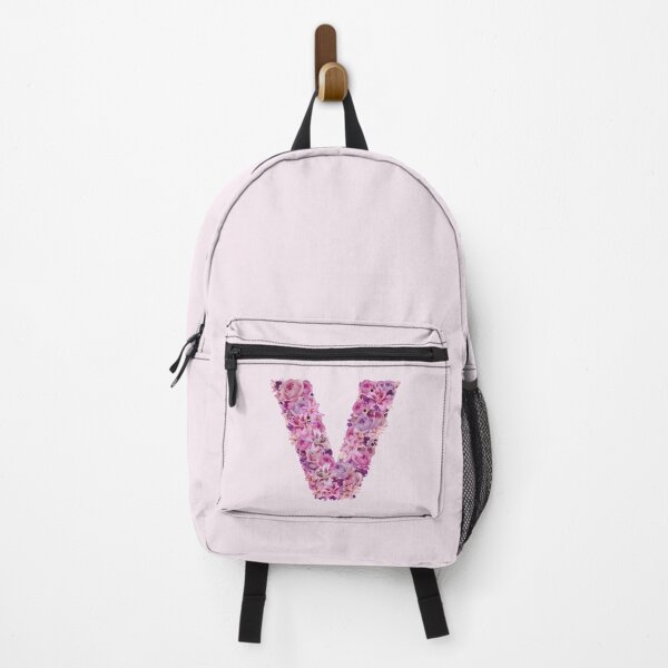 Item preview, Letter V | Pink Flower Pattern | Letter Art | Typography designed and sold by hayleylauren.