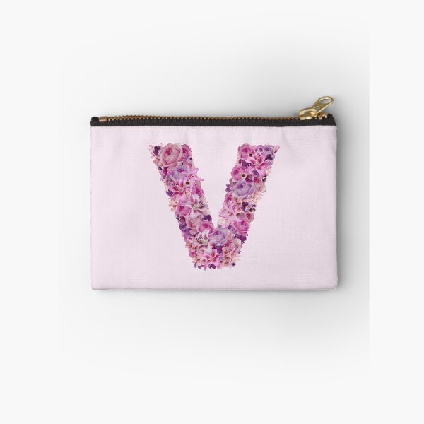 Item preview, Letter V | Pink Flower Pattern | Letter Art | Typography designed and sold by hayleylauren.