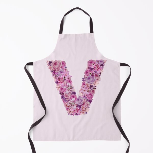 Item preview, Letter V | Pink Flower Pattern | Letter Art | Typography designed and sold by hayleylauren.