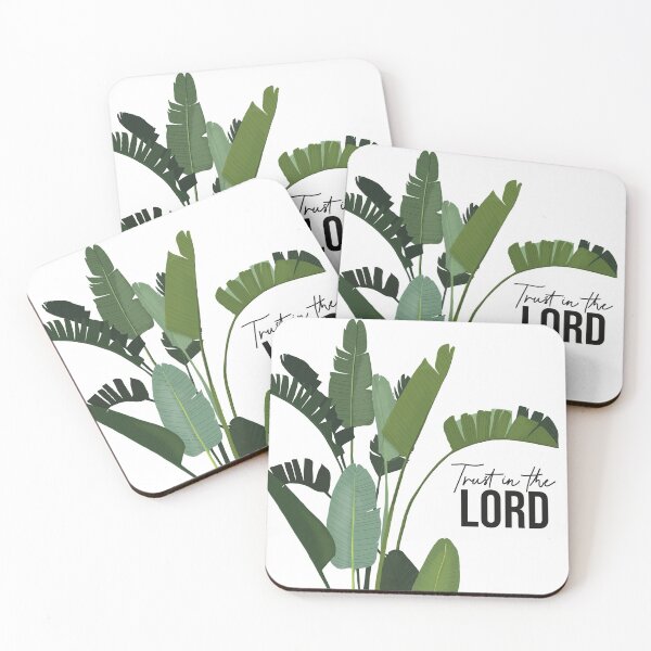 Item preview, Banana leaves, Trust in the Lord, proverbs 3:5 designed and sold by Isabelle Verona.