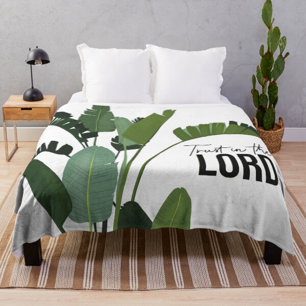 Item preview, Banana leaves, Trust in the Lord, proverbs 3:5 designed and sold by Isabelle Verona.