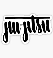 Jiu-Jitsu Handlettered Sticker