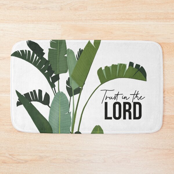 Item preview, Banana leaves, Trust in the Lord, proverbs 3:5 designed and sold by Isabelle Verona.