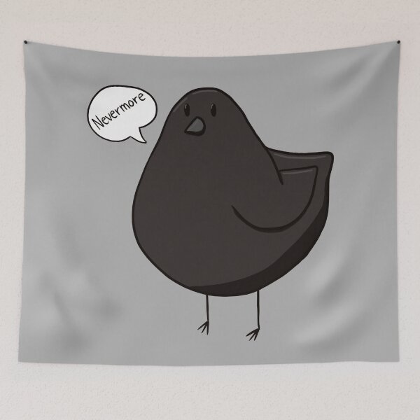 Item preview, Round Raven designed and sold by KaitLouise.