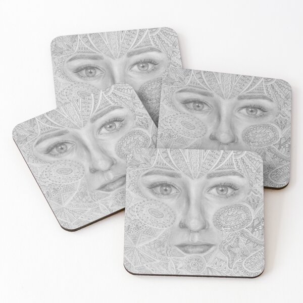 Item preview, Face In Patterns designed and sold by tallulahgaeaart.
