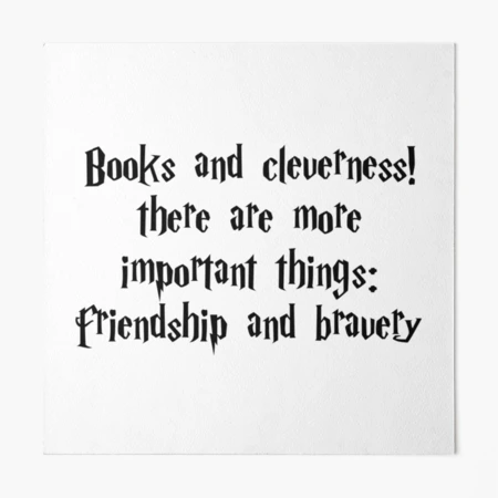 hermione granger books and cleverness quote