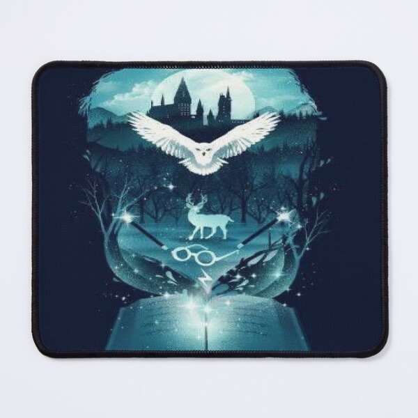 Item preview, magic owl, book, wands, glasses and the wizards magic castle designed and sold by Arts Fashion Week | Shopping online.