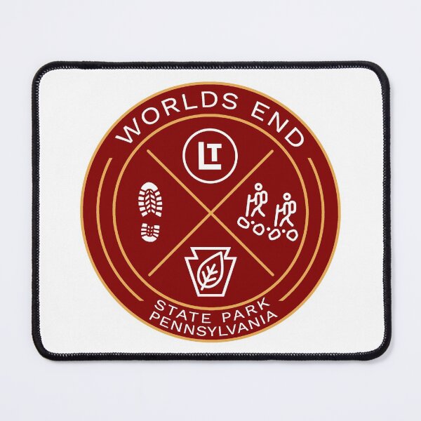Item preview, Worlds End State Park Heraldic Hiking designed and sold by VanyaKar.