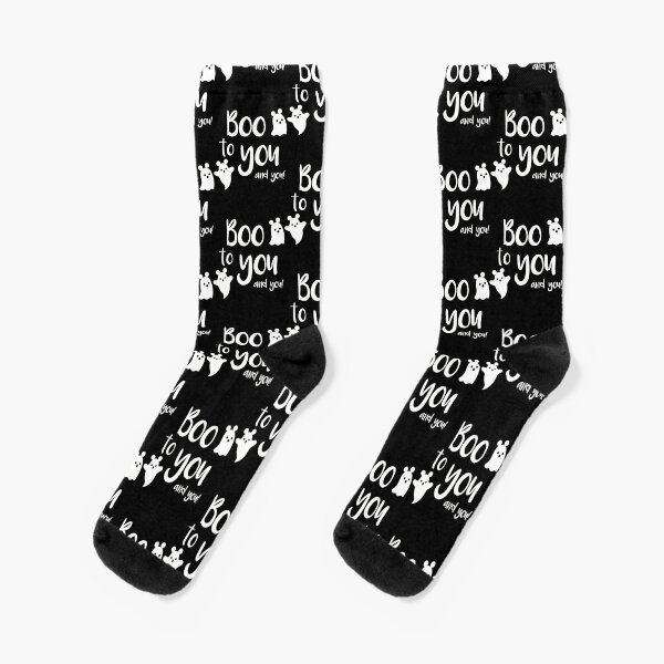 Boo To You and You  Socks