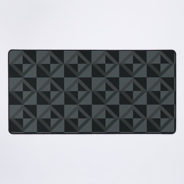 Item preview, Soft Black Checkered Triangle Diamond Pattern designed and sold by weirdAffect.