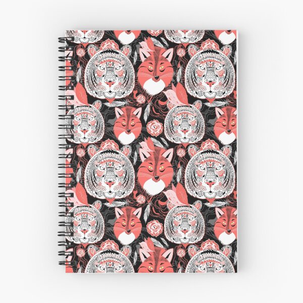 Item preview, beautiful pattern  portraits of tigers and foxes designed and sold by Tanor.