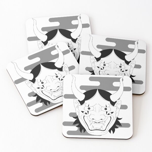 Item preview, Hannya Mask - Black designed and sold by Nekomakino-Art.