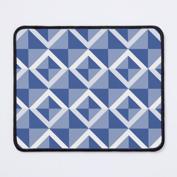 Item preview, Sky Blue Checkered Triangle Diamond Pattern designed and sold by weirdAffect.