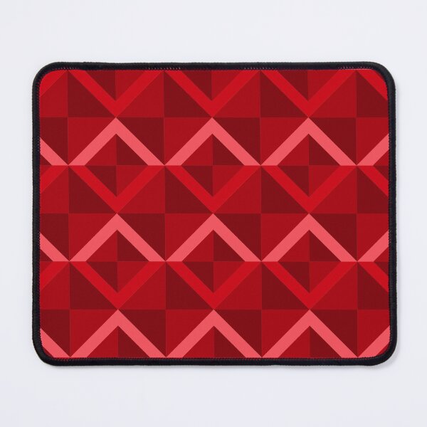 Item preview, Vibrant Red Checkered Triangle Diamond Pattern designed and sold by weirdAffect.