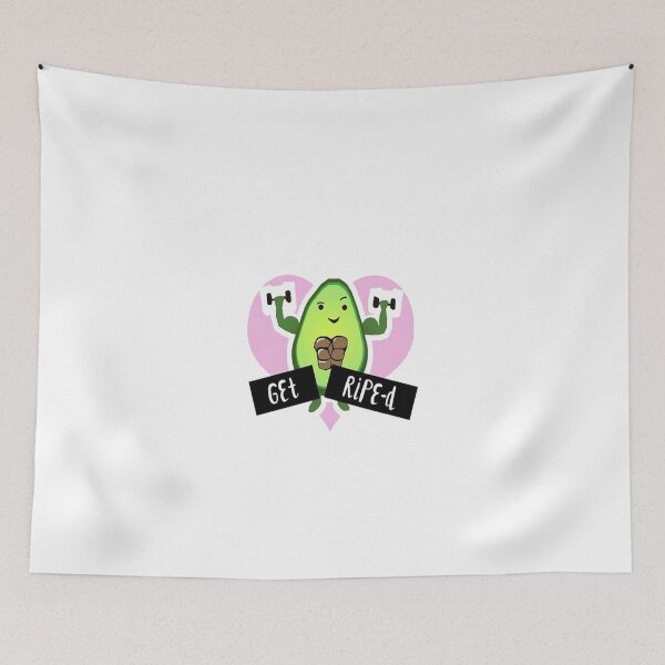 Item preview, avocado, cute, salad, gains, get rippe, dadorableaww,  designed and sold by Cruz T  Johnson.