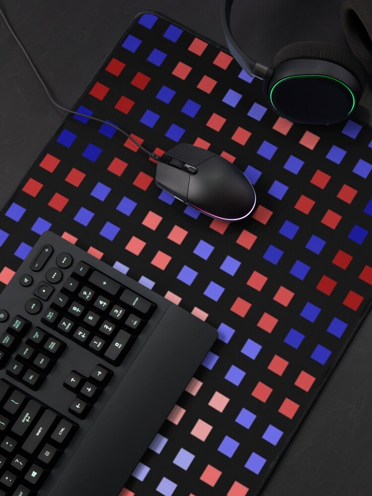 Alternate view of Red-Blue Shift Mouse Pad