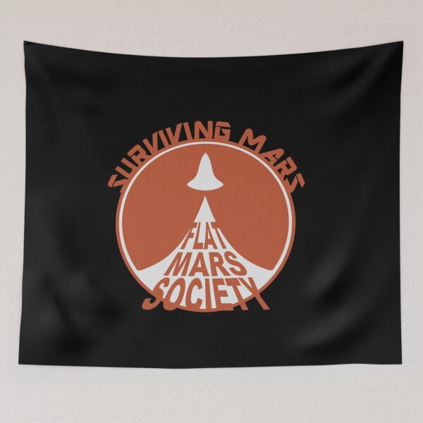 Item preview, Flat Mars Society T-Shirtflat mars society designed and sold by GyabeGrapbi.