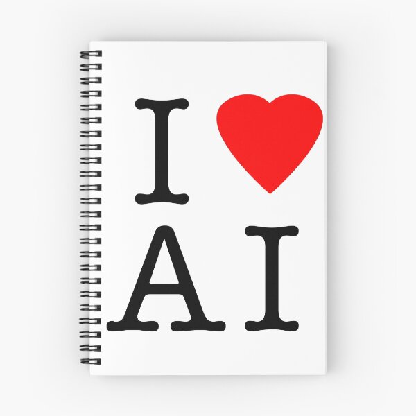 Item preview, I Love (Heart) Ai Artificial intelligence  Ny parody designed and sold by KinkyKaiju.