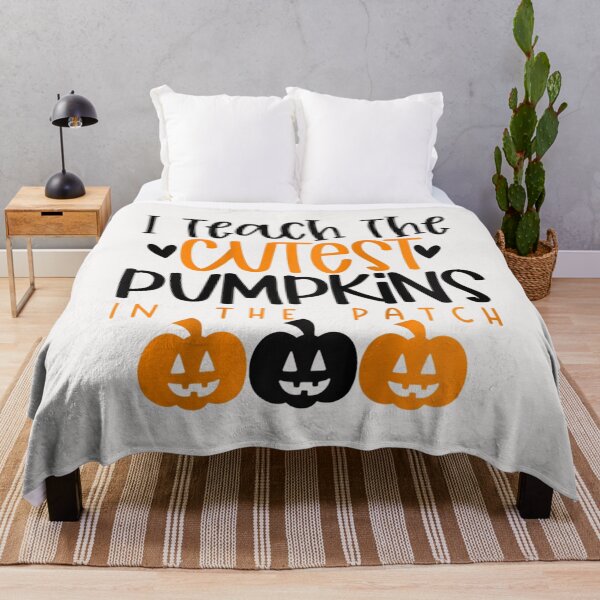 Item preview, Womens I Teach the Cutest Pumpkins in the Patch Teacher Halloween Raglan Baseball Tee designed and sold by Francois-Lemann.