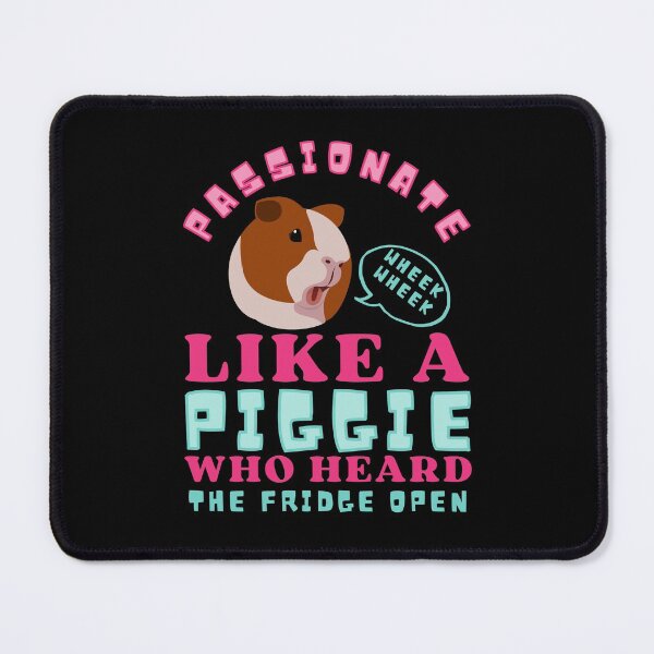 Item preview, Passionate Guinea Pig - Wheek Wheek - Funny Weird Cavy designed and sold by sableandshadow.