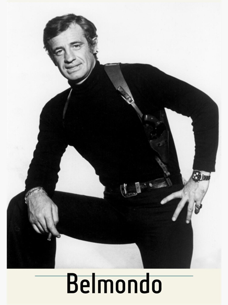 "Jean Paul Belmondo " Sticker for Sale by HumorStyleR Redbubble