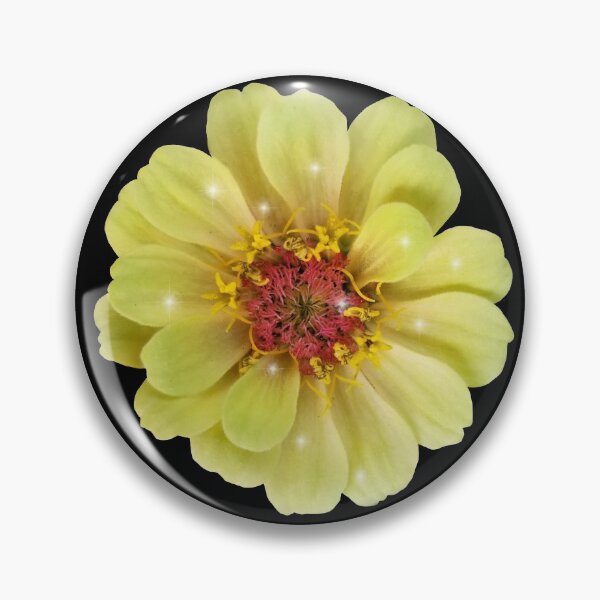 Item preview, Field Guide to Zinnias, No. 15, Queen Lime Green Zinnia Flower designed and sold by Kristi Duggins.