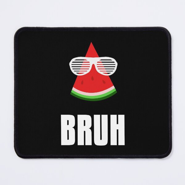 Item preview, Funny Watermelon with Cool Glasses and 'Bruh' caption designed and sold by dylanxh.