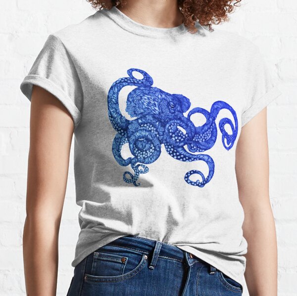 Ombre Octopus Classic T-Shirt