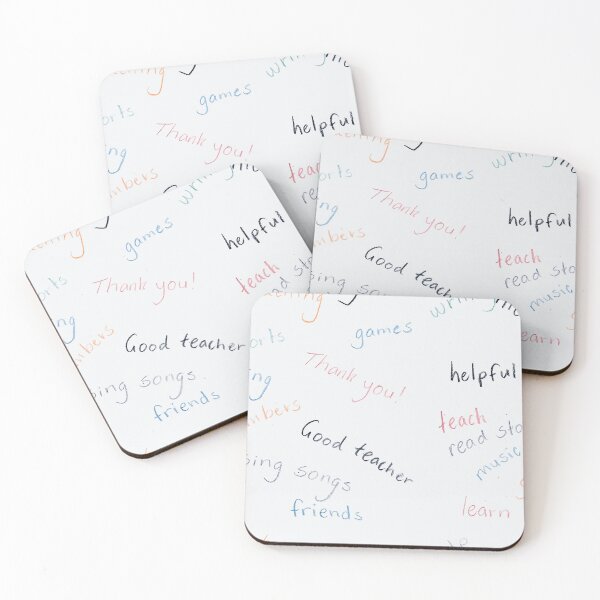 Item preview, Hand written words to describe what kids love about their teachers and school designed and sold by C-L-Cs.