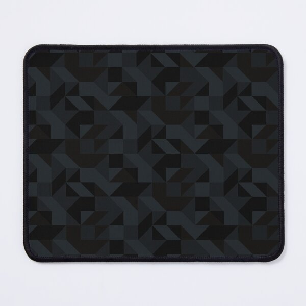 Item preview, Midnight Black Retro Geometric Mosaic designed and sold by weirdAffect.