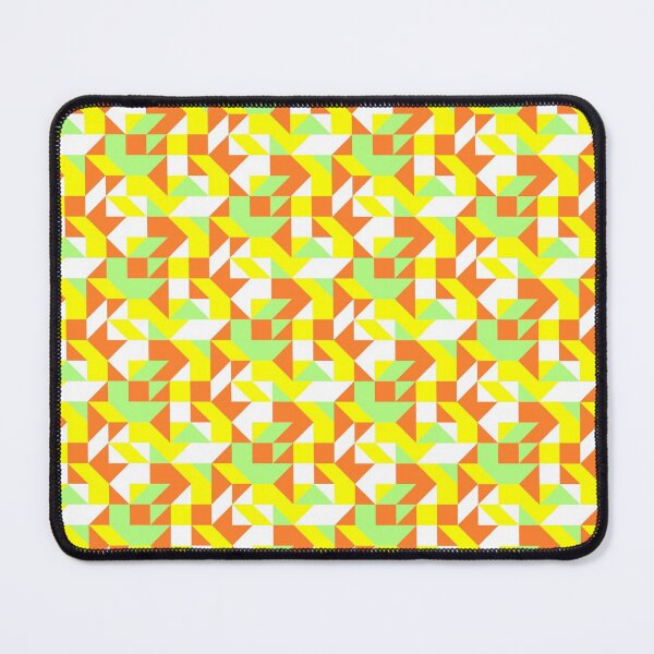 Item preview, Citrus Retro Geometric Mosaic designed and sold by weirdAffect.