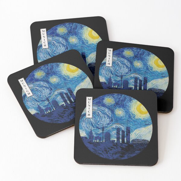 Item preview, Munich Starry Night Van Gogh Circle designed and sold by DFerraz.