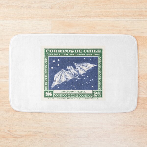 Item preview, 1948 CHILE Red Fruit Bat Postage Stamp designed and sold by retrographics.