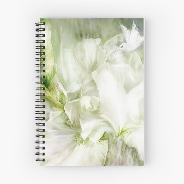 Item preview, White Iris And Hummingbird designed and sold by Carol  Cavalaris.