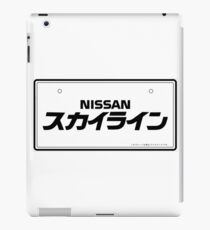 NISSAN N カ ン ン (NISSAN Skyline) black iPad Case/Skin