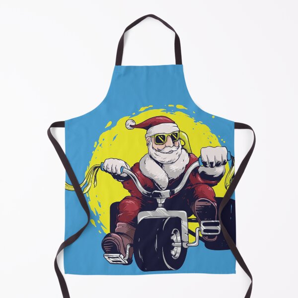 Item preview, Santa Riding A Bicycle Christmas Cycling Santa designed and sold by EpicArtz.