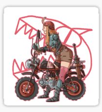On the road Sticker